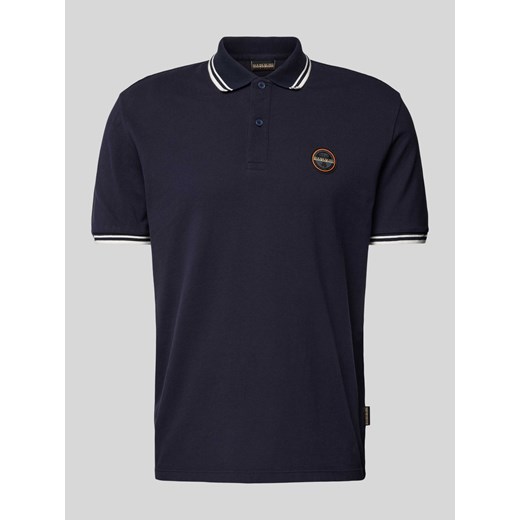 Koszulka polo o kroju regular fit z naszywką logo model ‘MACAS’ ze sklepu Peek&Cloppenburg  w kategorii T-shirty męskie - zdjęcie 170898093