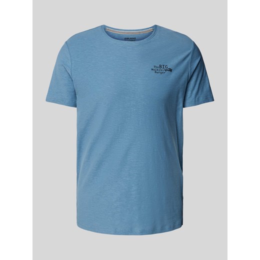 T-shirt z nadrukiem z motywem i napisem z tyłu ze sklepu Peek&Cloppenburg  w kategorii T-shirty męskie - zdjęcie 170898101