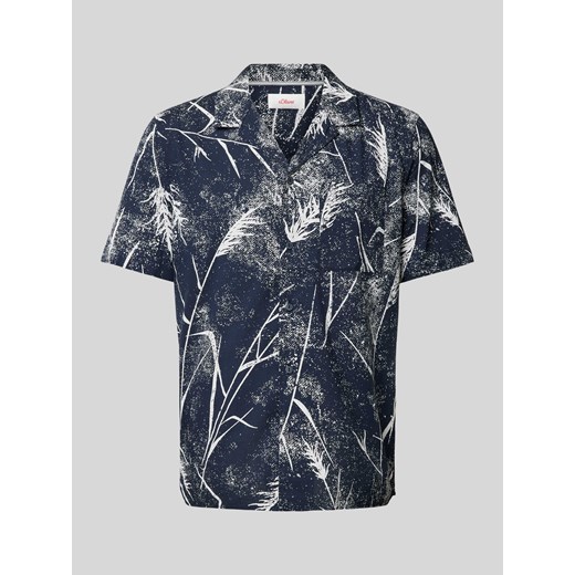 Koszula casualowa o kroju relaxed fit ze wzorem na całej powierzchni ze sklepu Peek&Cloppenburg  w kategorii Koszule męskie - zdjęcie 170898120