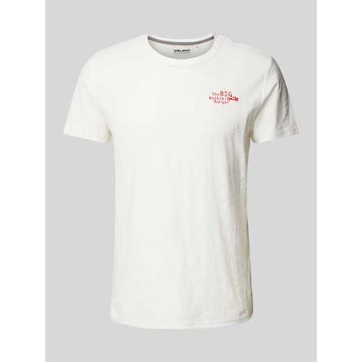 T-shirt z nadrukiem z motywem i napisem z tyłu ze sklepu Peek&Cloppenburg  w kategorii T-shirty męskie - zdjęcie 170898301