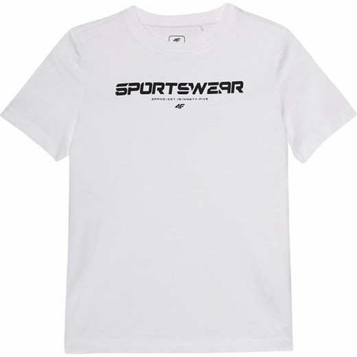 Koszulka chłopięca 4FJWSS24TTSHM1114 4F ze sklepu SPORT-SHOP.pl w kategorii T-shirty chłopięce - zdjęcie 170898701