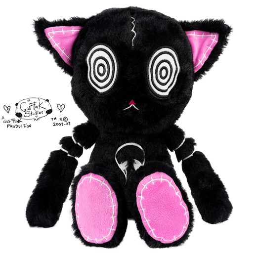 Maskotka Gus Fink czarny kot HypnoCat Plushie Pal ze sklepu Sklep SOXO w kategorii Zabawki - zdjęcie 170903192