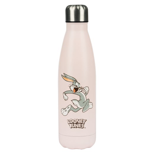 Butelka termiczna 500mL Różowa | wytrzymała i praktyczna | Warner Bros | królik Bugs ze sklepu Sklep SOXO w kategorii Naczynia dziecięce - zdjęcie 170903234
