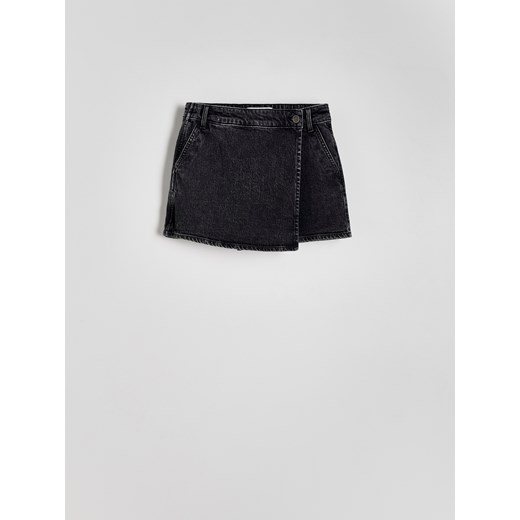 Reserved - Jeansowe spódnico-szorty - szary ze sklepu Reserved w kategorii Szorty - zdjęcie 170904042