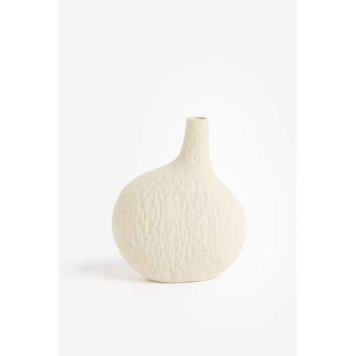 H & M - Miniaturowy wazon z kamionki - Biały ze sklepu H&M w kategorii Wazony - zdjęcie 170905562