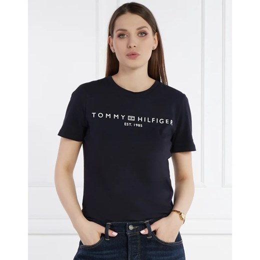 Tommy Hilfiger T-shirt REG CORP LOGO C-NK SS | Regular Fit Tommy Hilfiger XXL okazja Gomez Fashion Store