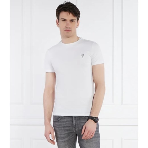 T-shirt męski Guess wiosenny z krótkim rękawem 