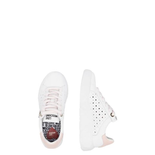 Love Moschino Skórzane sneakersy HEART45 Love Moschino 40 Gomez Fashion Store