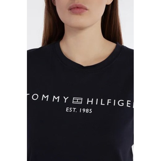 Tommy Hilfiger T-shirt REG CORP LOGO C-NK SS | Regular Fit Tommy Hilfiger XXL wyprzedaż Gomez Fashion Store
