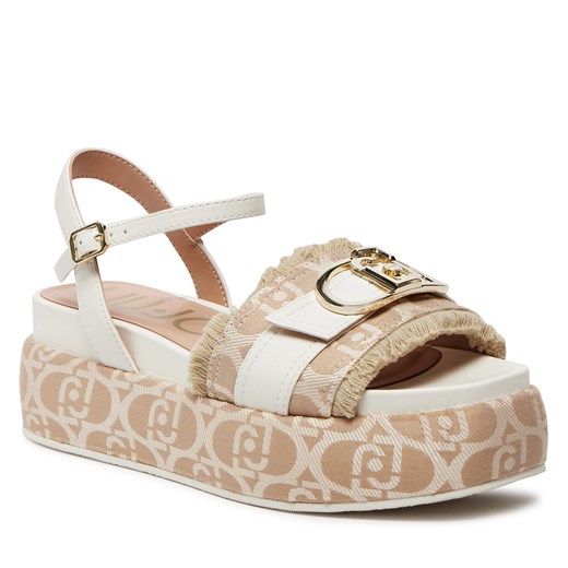 Sandały Liu Jo Sommer 04 SA4155 TX412 Beige/White S18A1 Liu Jo 35 eobuwie.pl