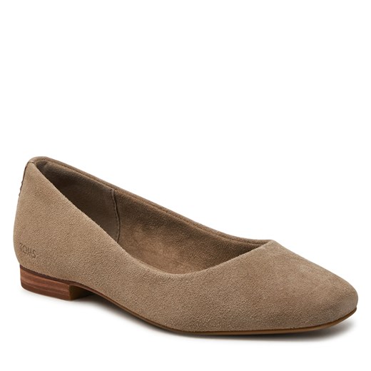 Baleriny Toms Briella 10020769 Dune Suede Toms 37 eobuwie.pl