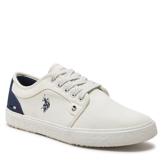 Tenisówki U.S. Polo Assn. Marcs010 EcoMARCS010M/4C1 WHI/DBL08 45 eobuwie.pl