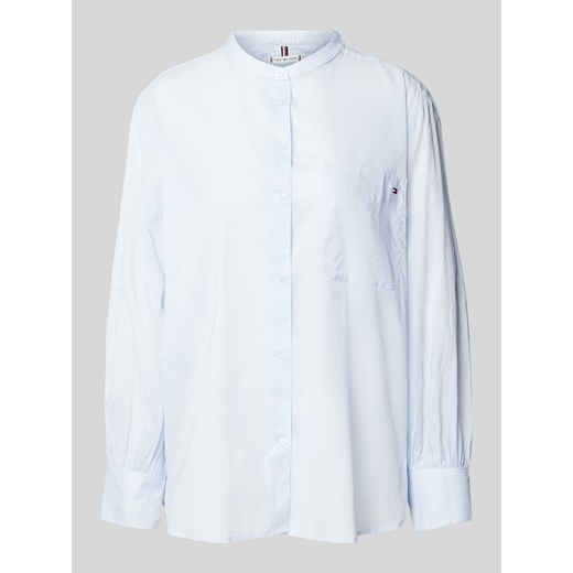 Bluzka koszulowa o kroju easy fit z kieszenią na piersi model ‘COTTON VOILE’ ze sklepu Peek&Cloppenburg  w kategorii Koszule damskie - zdjęcie 170913710