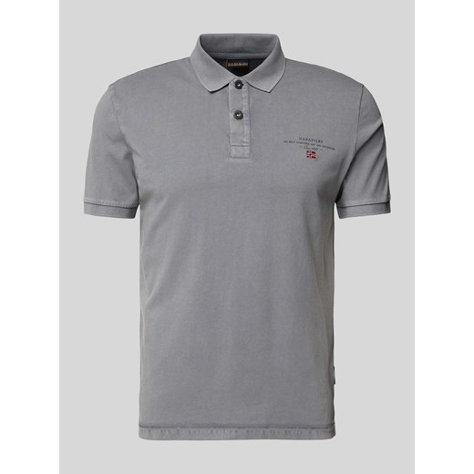 Koszulka polo o kroju regular fit z nadrukiem z logo model ‘elbas’ ze sklepu Peek&Cloppenburg  w kategorii T-shirty męskie - zdjęcie 170913752