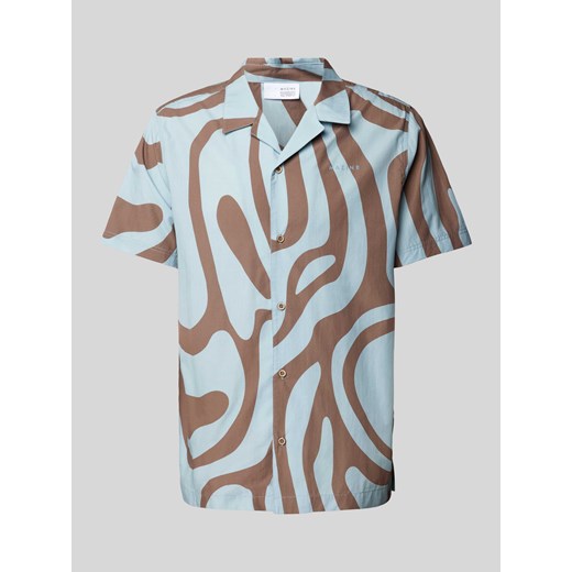 Koszula casualowa o kroju regular fit z kołnierzem z połami ze sklepu Peek&Cloppenburg  w kategorii Koszule męskie - zdjęcie 170913812