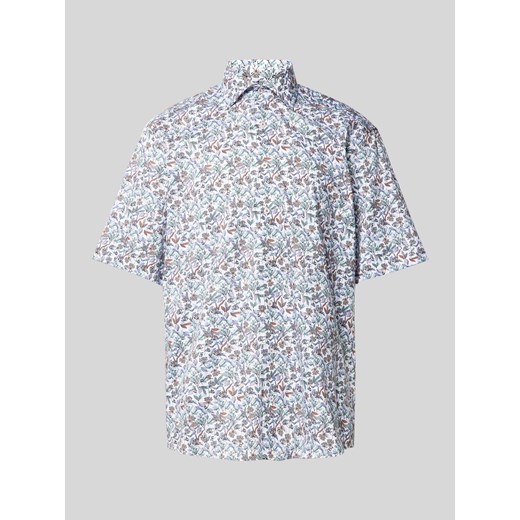 Koszula biznesowa o kroju comfort fit z nadrukiem na całej powierzchni ze sklepu Peek&Cloppenburg  w kategorii Koszule męskie - zdjęcie 170913883