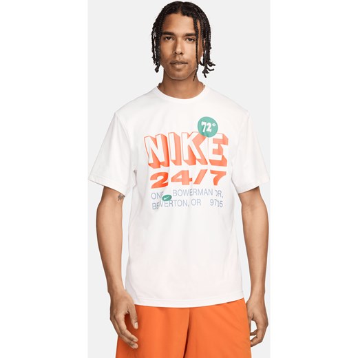 Męska koszulka z krótkim rękawem do fitnessu Dri-FIT UV Nike Hyverse - Biel ze sklepu Nike poland w kategorii T-shirty męskie - zdjęcie 170913950
