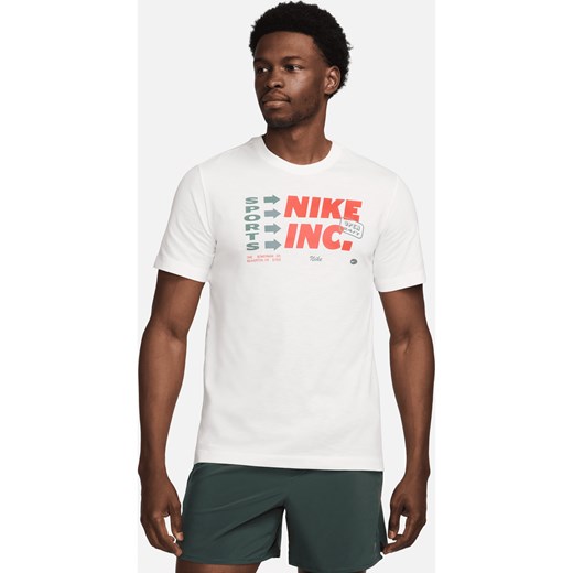 Męski T-shirt do fitnessu Nike Dri-FIT - Biel ze sklepu Nike poland w kategorii T-shirty męskie - zdjęcie 170913974