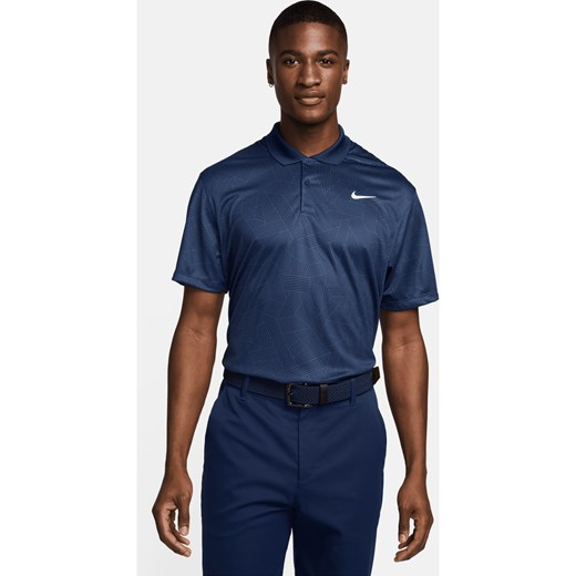 Męska koszulka polo do golfa Dri-FIT Nike Victory+ - Niebieski Nike M Nike poland
