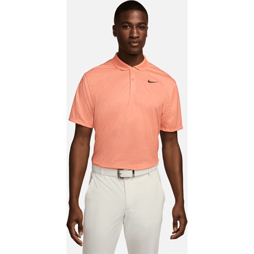 Męska koszulka polo do golfa Dri-FIT Nike Victory+ - Pomarańczowy ze sklepu Nike poland w kategorii T-shirty męskie - zdjęcie 170914071