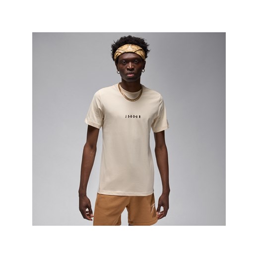 T-shirt męski Jordan Air - Brązowy ze sklepu Nike poland w kategorii T-shirty męskie - zdjęcie 170914080