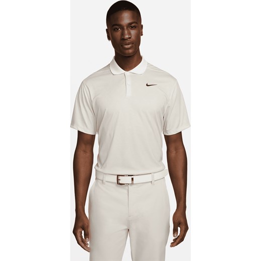 Męska koszulka polo do golfa Dri-FIT Nike Victory+ - Szary ze sklepu Nike poland w kategorii T-shirty męskie - zdjęcie 170914103