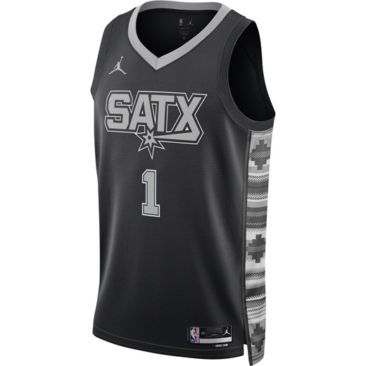 Koszulka męska Jordan Dri-FIT NBA Swingman San Antonio Spurs Statement Edition - Czerń ze sklepu Nike poland w kategorii T-shirty męskie - zdjęcie 170914121