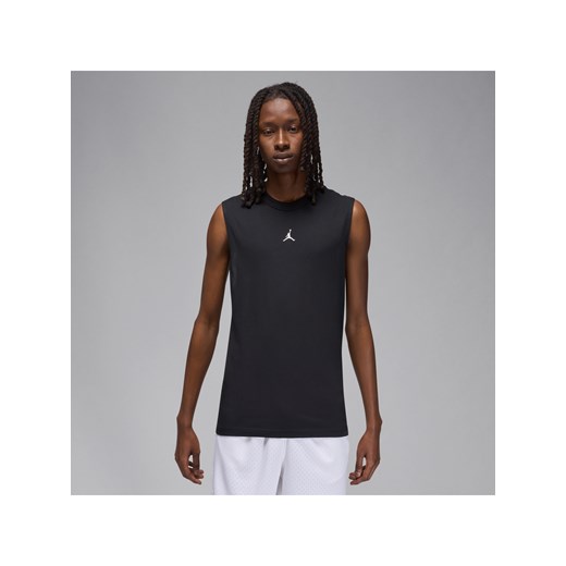 Męska koszulka bez rękawów Dri-FIT Jordan Sport - Czerń ze sklepu Nike poland w kategorii T-shirty męskie - zdjęcie 170914130