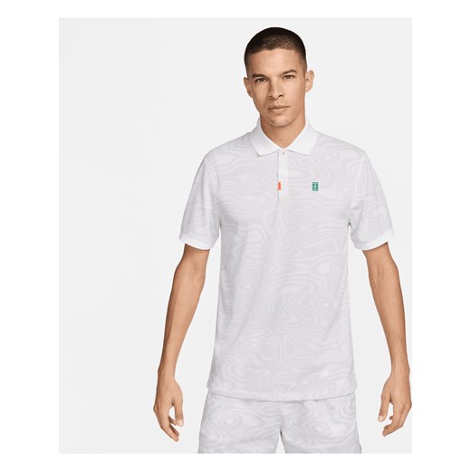 Męska koszulka polo do tenisa Dri-FIT The Nike Polo Heritage - Biel ze sklepu Nike poland w kategorii T-shirty męskie - zdjęcie 170914200