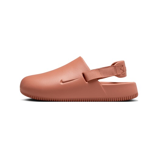 Damskie buty typu mule Nike Calm - Brązowy ze sklepu Nike poland w kategorii Klapki damskie - zdjęcie 170914212