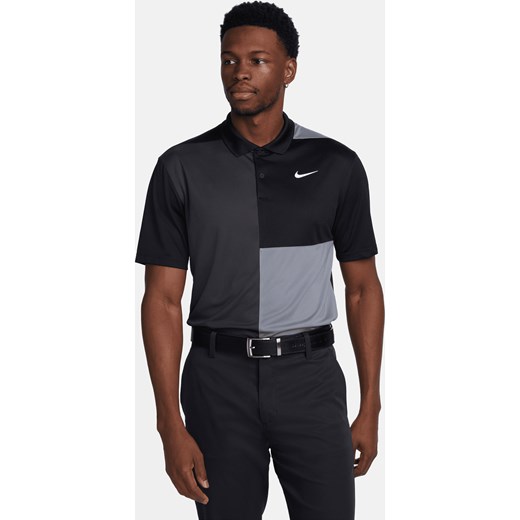 Męska koszulka polo do golfa Dri-FIT Nike Victory+ - Czerń ze sklepu Nike poland w kategorii T-shirty męskie - zdjęcie 170914221