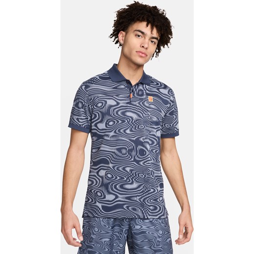 Męska koszulka polo do tenisa Dri-FIT The Nike Polo Heritage - Niebieski ze sklepu Nike poland w kategorii T-shirty męskie - zdjęcie 170914241