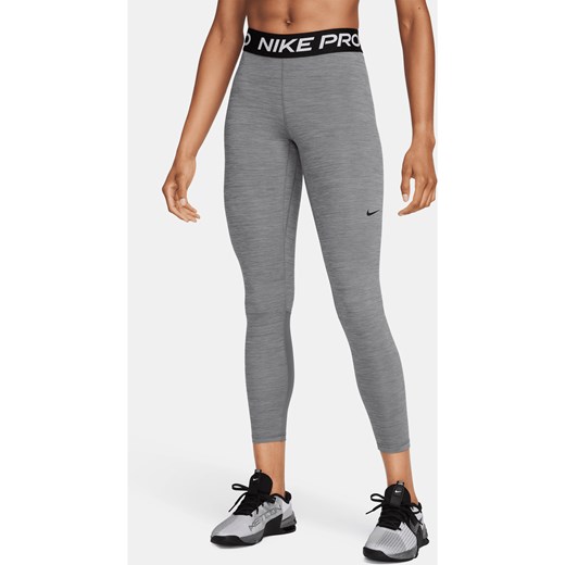Damskie legginsy 7/8 ze średnim stanem Nike Pro 365 - Szary ze sklepu Nike poland w kategorii Spodnie damskie - zdjęcie 170914253