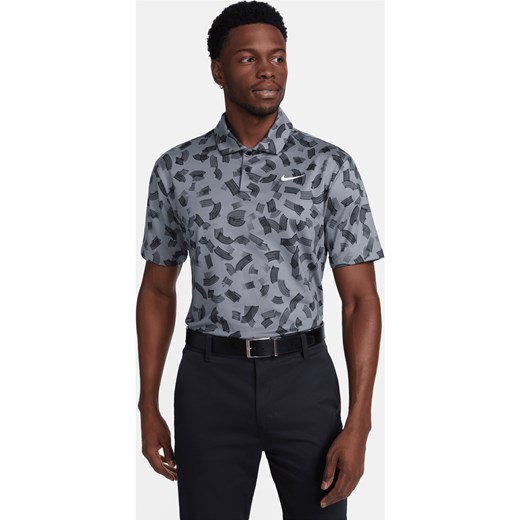 Męska koszulka polo do golfa Dri-FIT Nike Tour - Szary ze sklepu Nike poland w kategorii T-shirty męskie - zdjęcie 170914281