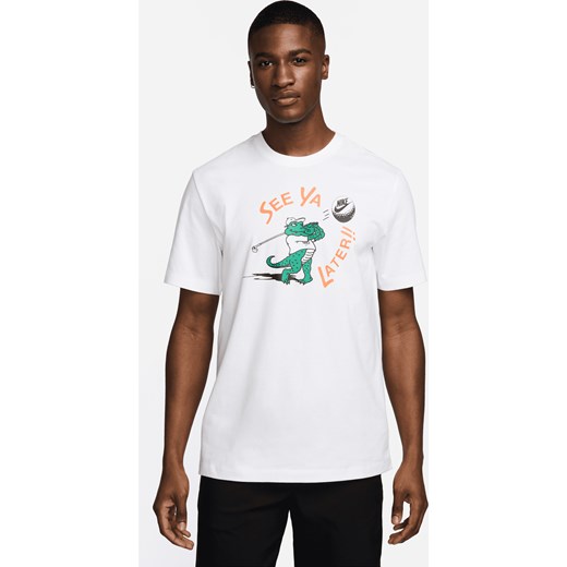 Męski T-shirt do golfa Nike - Biel ze sklepu Nike poland w kategorii T-shirty męskie - zdjęcie 170914333