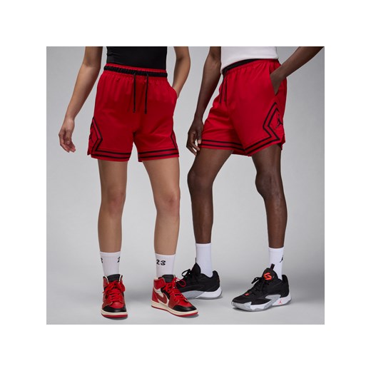 Męskie spodenki z tkaniny z motywem otwartego rombu Dri-FIT Jordan Sport - Czerwony ze sklepu Nike poland w kategorii Spodenki męskie - zdjęcie 170914354