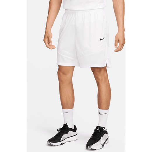 Męskie spodenki do koszykówki 21 cm Dri-FIT Nike Icon - Biel ze sklepu Nike poland w kategorii Spodenki męskie - zdjęcie 170914372