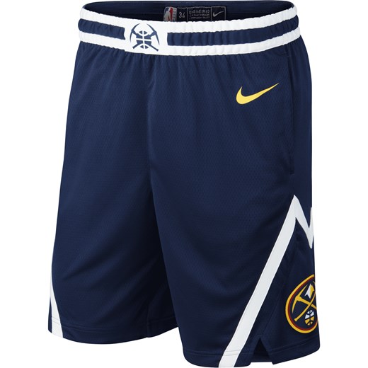 Męskie spodenki Nike NBA Swingman Denver Nuggets Icon Edition - Niebieski ze sklepu Nike poland w kategorii Spodenki męskie - zdjęcie 170914411