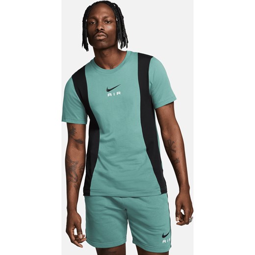 Męska koszulka z krótkim rękawem Nike Air - Zieleń ze sklepu Nike poland w kategorii T-shirty męskie - zdjęcie 170914442