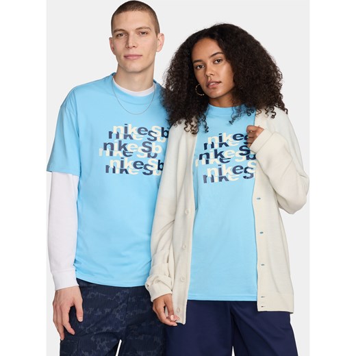 T-shirt do skateboardingu Nike SB - Niebieski ze sklepu Nike poland w kategorii T-shirty męskie - zdjęcie 170914474