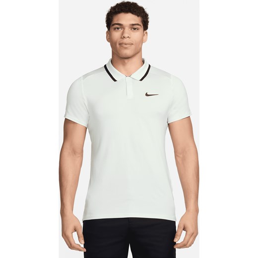 Męska koszulka polo do tenisa Dri-FIT NikeCourt Advantage - Zieleń ze sklepu Nike poland w kategorii T-shirty męskie - zdjęcie 170914480