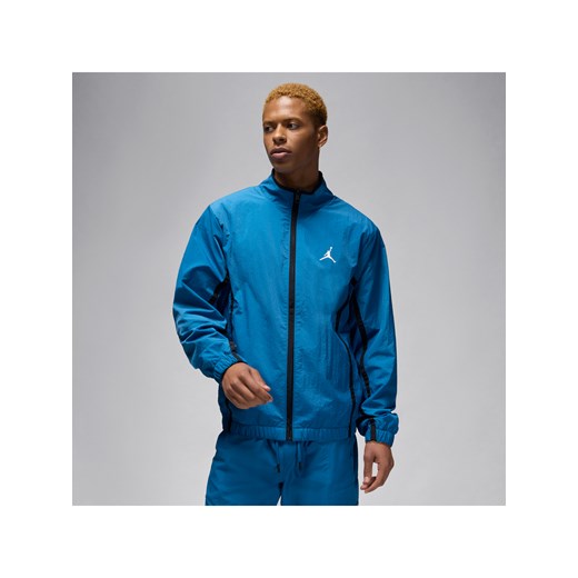 Męska kurtka z tkaniny Jordan Essentials - Niebieski ze sklepu Nike poland w kategorii Kurtki męskie - zdjęcie 170914633