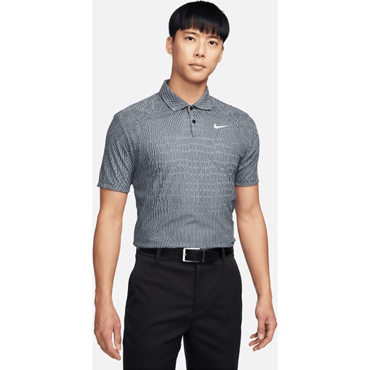 Męska koszulka polo do golfa Dri-FIT ADV Nike Tour - Szary ze sklepu Nike poland w kategorii T-shirty męskie - zdjęcie 170914651