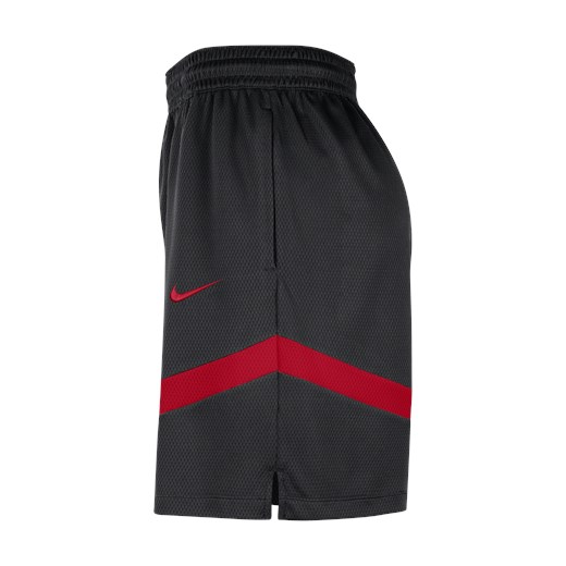 Spodenki męskie 21 cm Nike Dri-FIT NBA Chicago Bulls Icon Practice - Czerń ze sklepu Nike poland w kategorii Spodenki męskie - zdjęcie 170915123