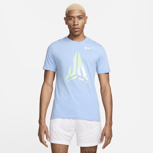 Męski T-shirt do koszykówki Dri-FIT Ja - Niebieski Nike XL Nike poland