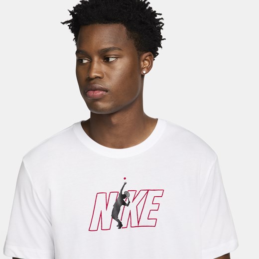Męski T-shirt do tenisa Dri-FIT NikeCourt - Biel Nike XS Nike poland