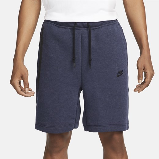 Spodenki męskie Nike Sportswear Tech Fleece - Niebieski Nike XXL Nike poland