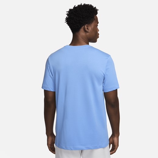 Męski T-shirt do tenisa Dri-FIT NikeCourt - Niebieski Nike S Nike poland