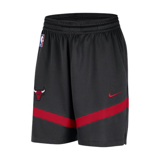 Spodenki męskie 21 cm Nike Dri-FIT NBA Chicago Bulls Icon Practice - Czerń Nike M Nike poland