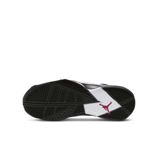 Buty sportowe dziecięce Jordan sznurowane białe ze skóry 
